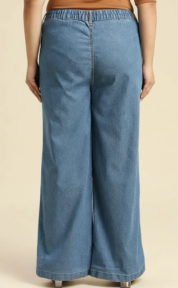 Blue_High_Rise_Wide_Leg_Stretchable_Jeans_For_Women