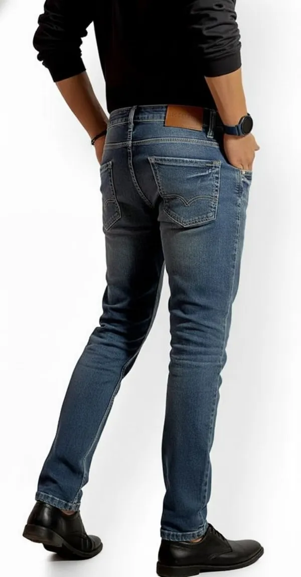 Greenish_Blue_Straight_Fit_Jeans_For_Men