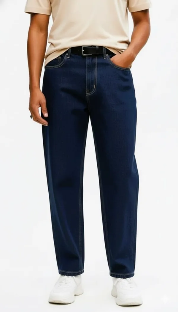 Dark_Indigo_Baggy_Fit_Jeans_For_Men