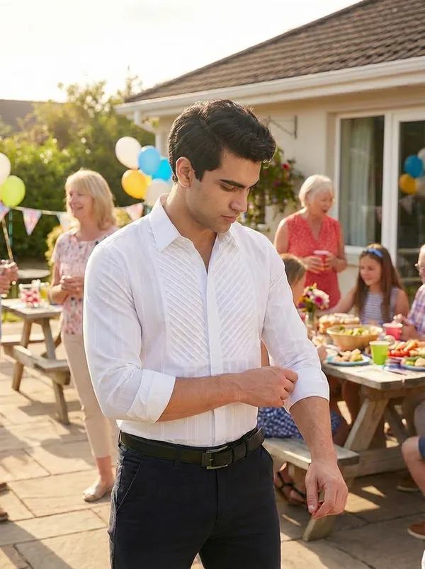 White_Cotton_Full_Sleeve_Shirt_For_Men
