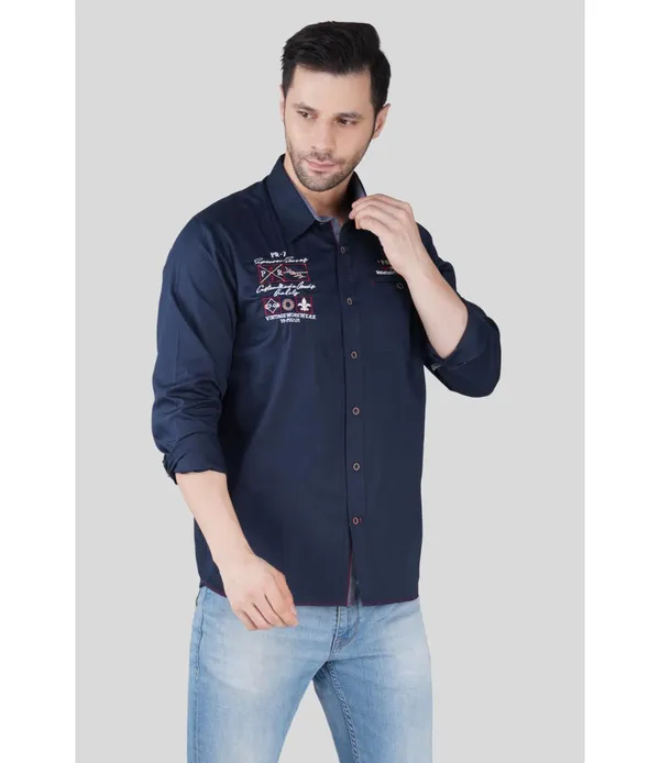 Premium_Navy_Blue_Casual_Shirt_for_Men_|_Embroidered_Regular_Fit_Cotton_Shirt_(CWY065)
