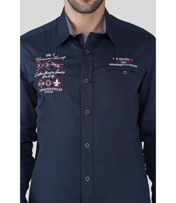 Premium_Navy_Blue_Casual_Shirt_for_Men_|_Embroidered_Regular_Fit_Cotton_Shirt_(CWY065)