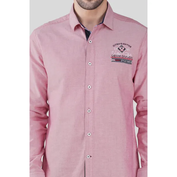 Pier_Seven_Mens_Pink_Solid_Casual_Shirt_|_Full_Sleeve_Cotton_Shirt_with_Chest_Embroidery_|_Slim_Fit_Button-Down_Shirt_for_Men