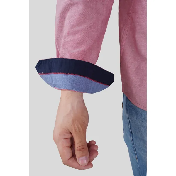 Pier_Seven_Mens_Pink_Solid_Casual_Shirt_|_Full_Sleeve_Cotton_Shirt_with_Chest_Embroidery_|_Slim_Fit_Button-Down_Shirt_for_Men