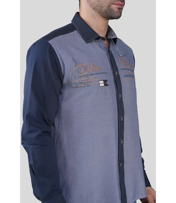 Premium_Grey_&_Navy_Blue_Panelled_Regular_Shirt_for_Men_|_Designer_Contrast_Shirt_with_Chest_Print_(JWM044)