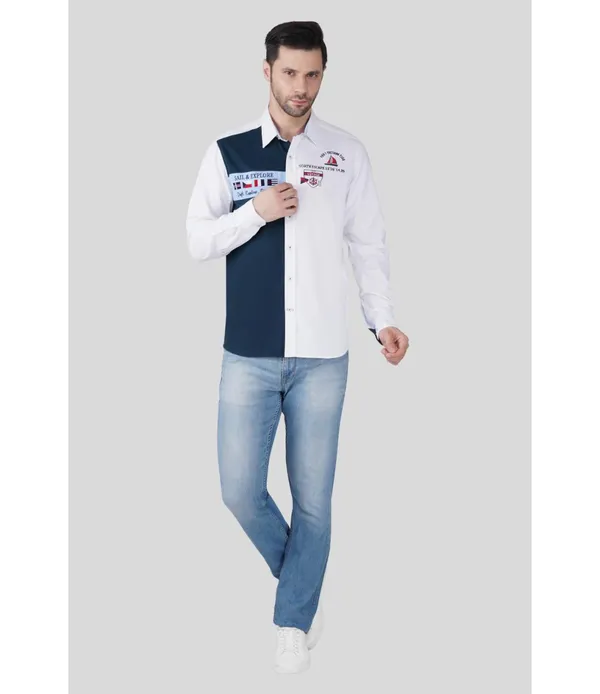 White__Cotton_Embroidered_Shirt_For_Men