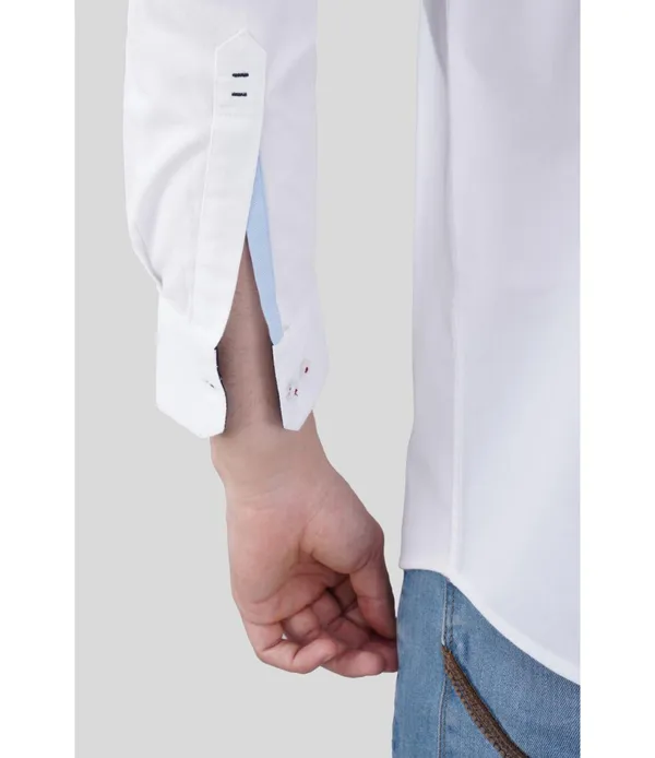 White__Cotton_Embroidered_Shirt_For_Men