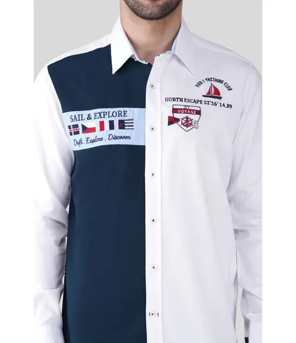 White__Cotton_Embroidered_Shirt_For_Men