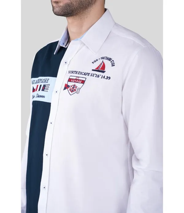 White__Cotton_Embroidered_Shirt_For_Men