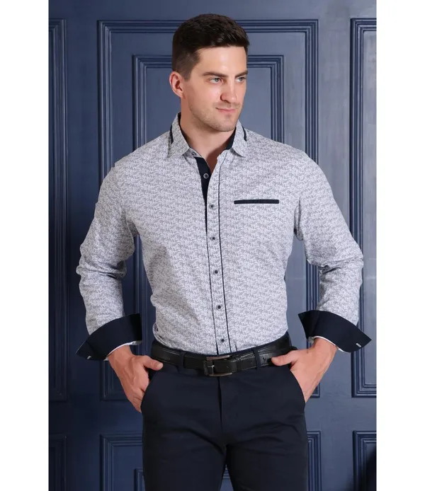 Blue_Cotton_Full_Sleeve_Shirt_For_Men