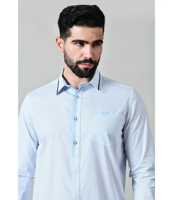 Blue_Cotton_Full_Sleeve_Shirt_For_Men