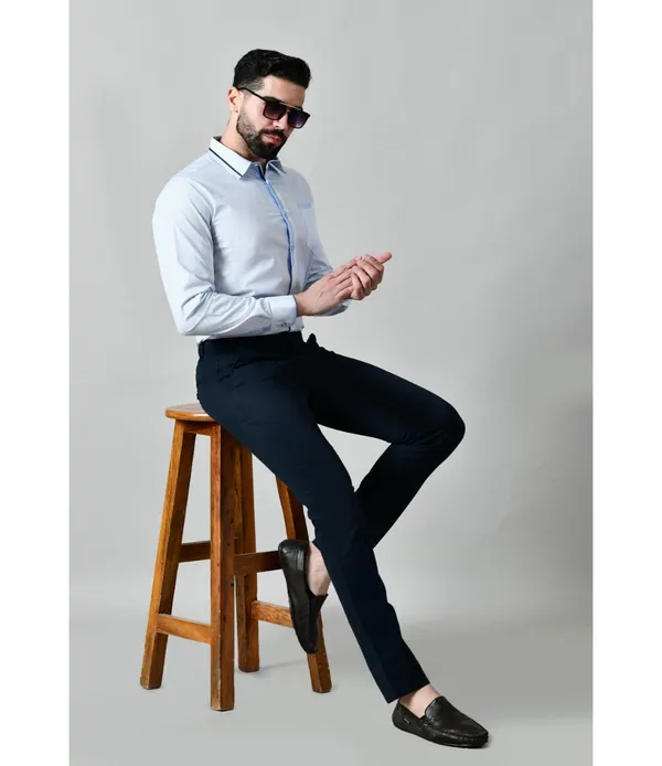 Blue_Cotton_Full_Sleeve_Shirt_For_Men