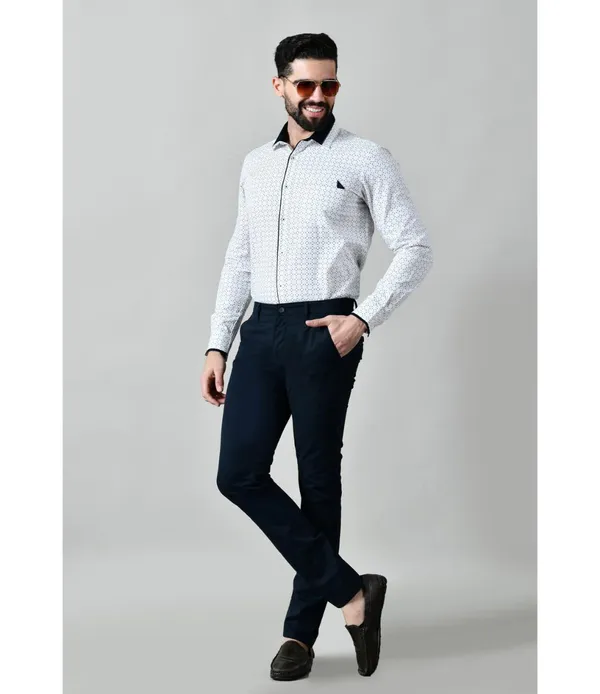 White_Cotton_Full_Sleeve_Shirt_For_Men