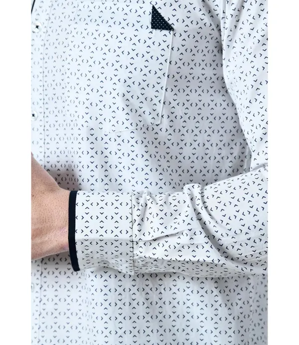 White_Cotton_Full_Sleeve_Shirt_For_Men