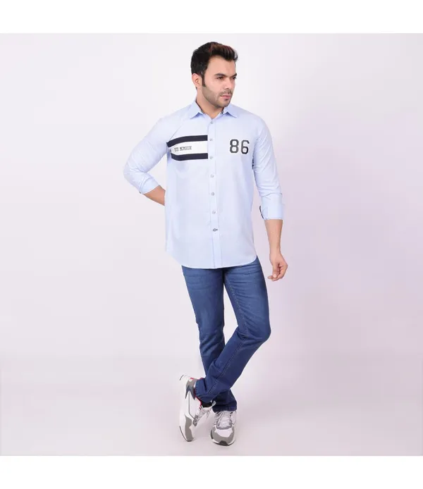 Blue_Cotton_Blend_Full_Sleeve_Shirt_For_Men