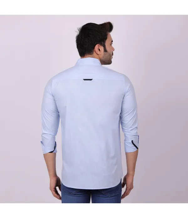 Blue_Cotton_Blend_Full_Sleeve_Shirt_For_Men