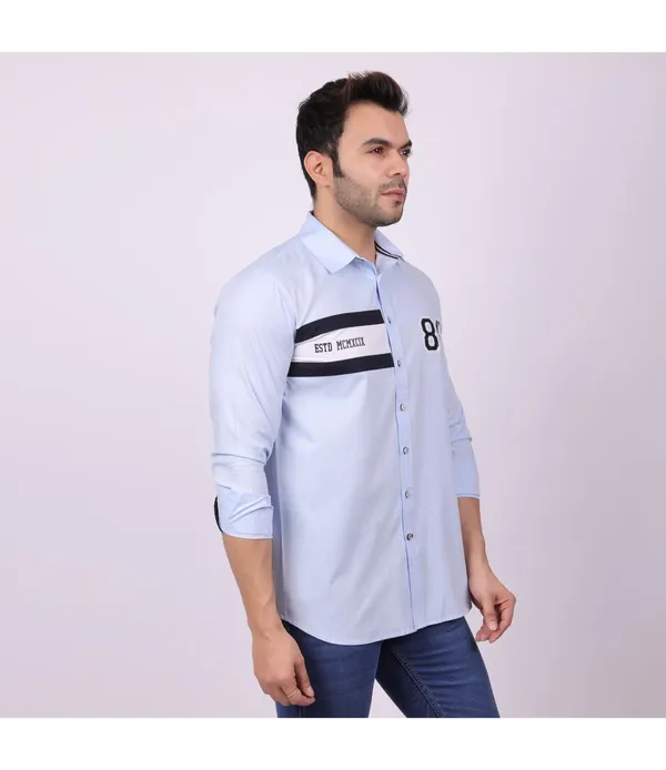 Blue_Cotton_Blend_Full_Sleeve_Shirt_For_Men
