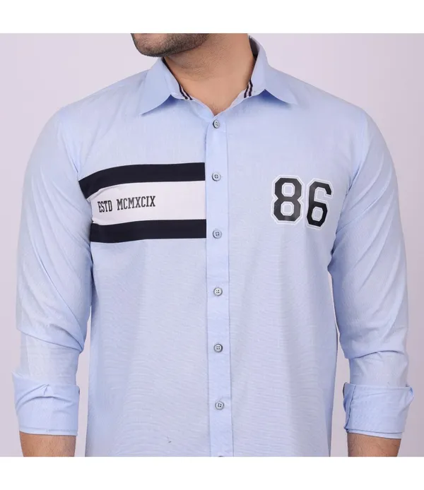 Blue_Cotton_Blend_Full_Sleeve_Shirt_For_Men
