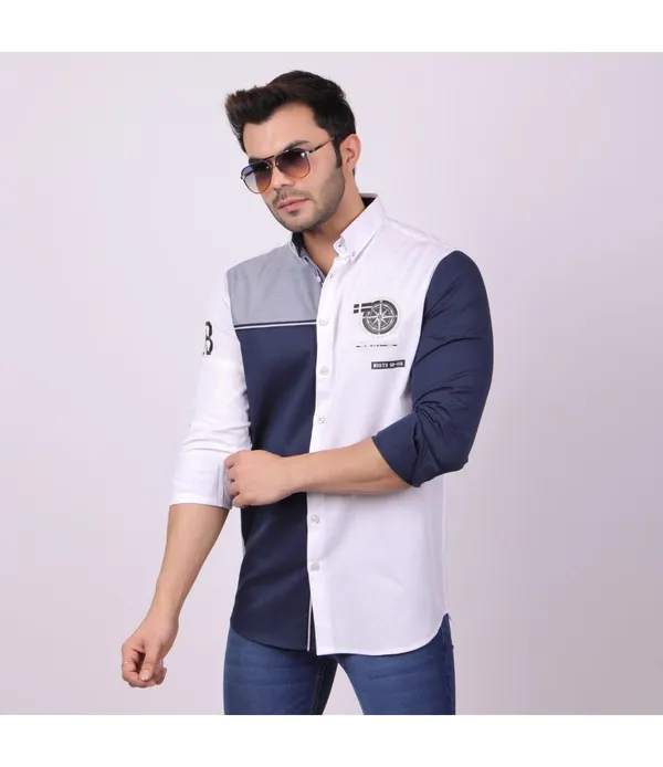 White_Cotton_Printed_Shirt_For_Men