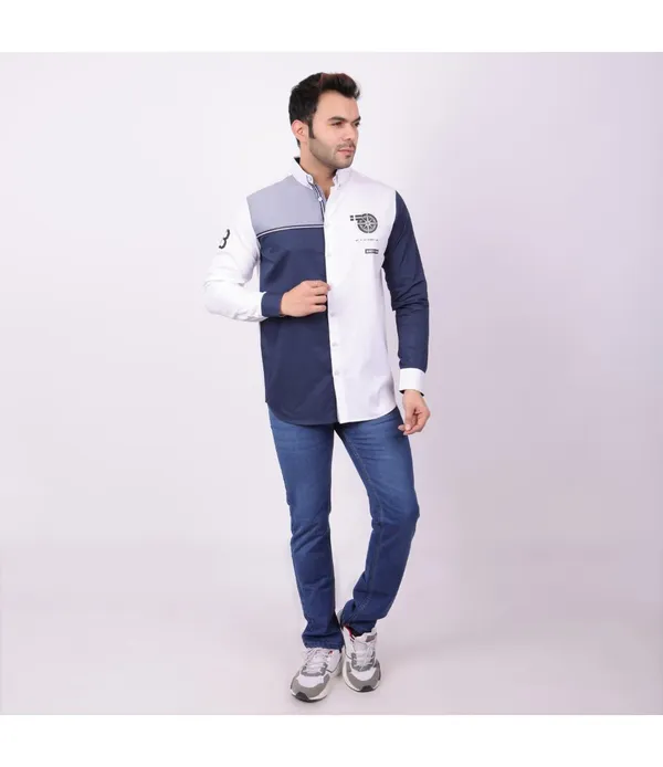 White_Cotton_Printed_Shirt_For_Men