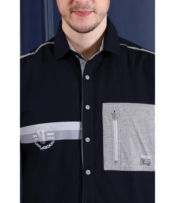 Navy__Cotton_Printed_Shirt_For_Men