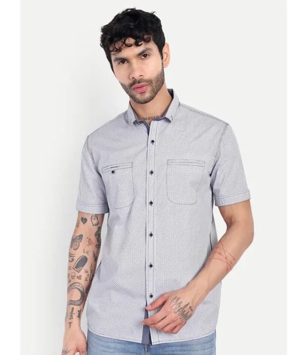 Blue_Cotton_Full_Sleeve_Shirt_For_Men