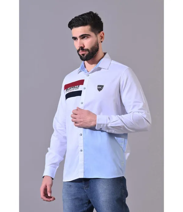 White_Cotton_Full_Sleeve_Shirt_For_Men