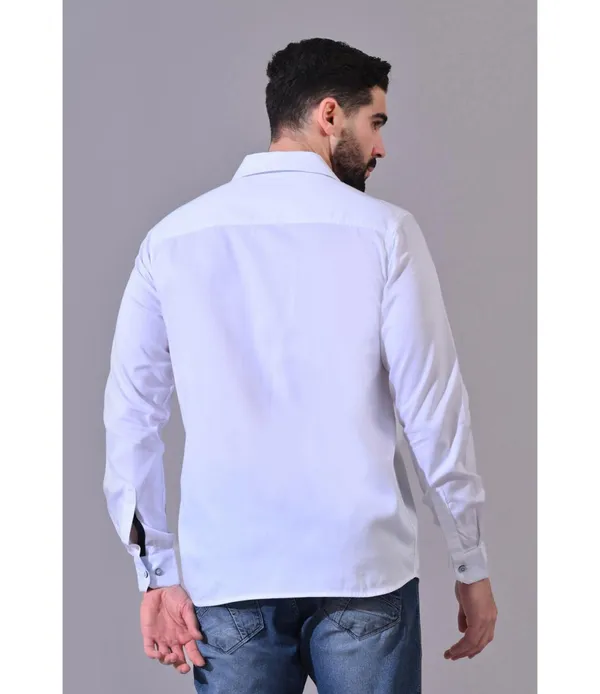 White_Cotton_Full_Sleeve_Shirt_For_Men