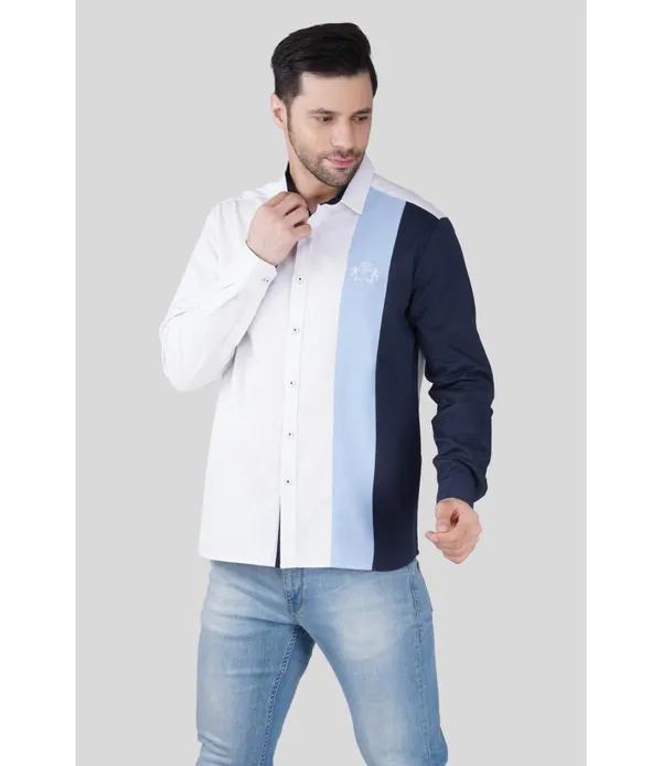 White__Cotton_Embroidered_Shirt_For_Men