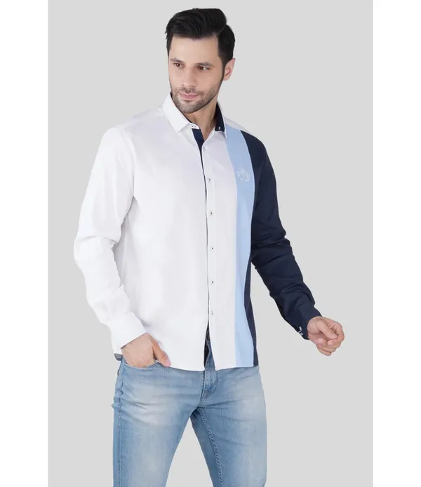 White__Cotton_Embroidered_Shirt_For_Men