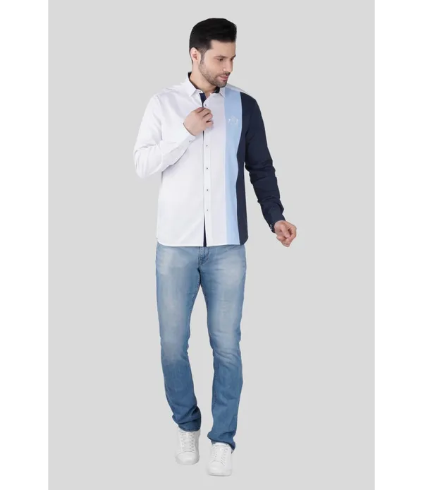 White__Cotton_Embroidered_Shirt_For_Men
