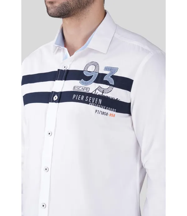 White_Cotton_Striped_Shirt_For_Men
