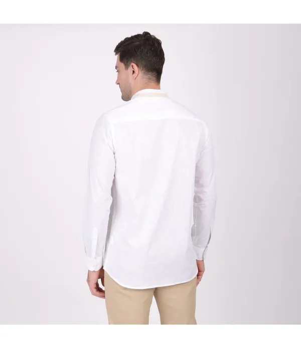 White_Cotton_Embroidered_Shirt_For_Men