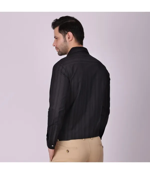 Black_Cotton_Full_Sleeve_Shirt_For_Men
