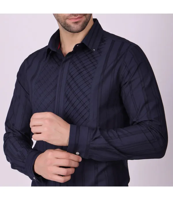 Blue_Cotton_Full_Sleeve_Shirt_For_Men