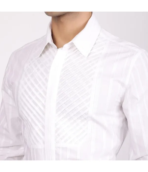 White_Cotton_Full_Sleeve_Shirt_For_Men