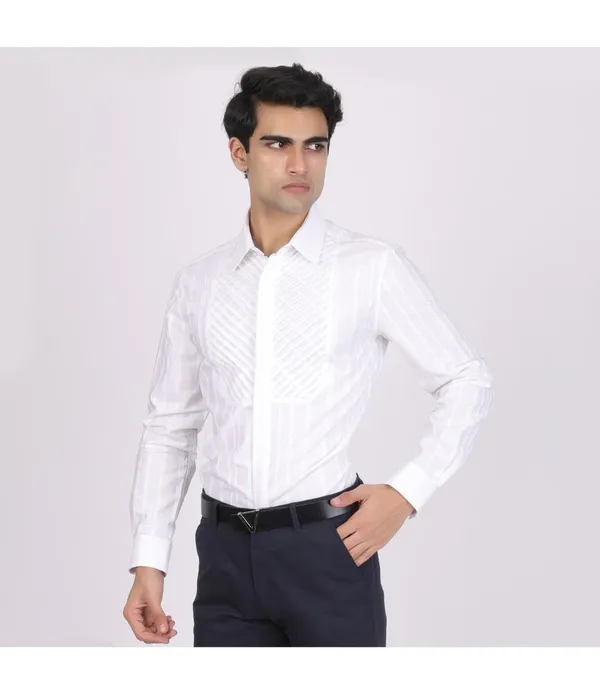 White_Cotton_Full_Sleeve_Shirt_For_Men