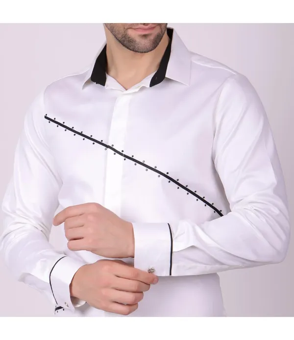White__Cotton_Blend_Lace_Work_Shirt_For_Men