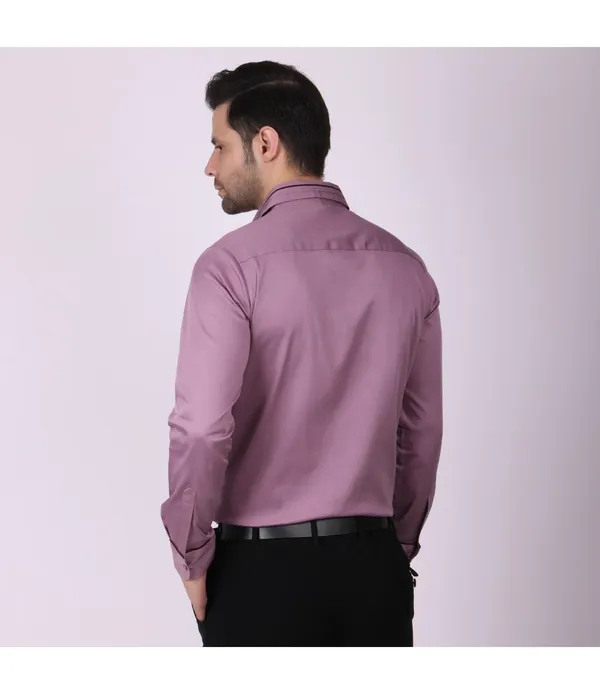 Purple_Cotton_Blend_Patch_Work_Shirt_For_Men