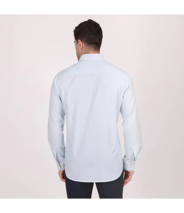 Light_Blue__Cotton_Self_Design_Shirt_For_Men