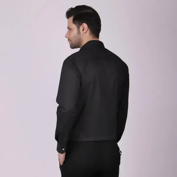 Pier_Seven_Embroidered_Cotton_Blend_Men's_Slim_Fit_Full_Sleeve_Shirt_-_Black_(PWY013)