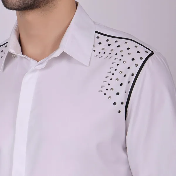 Pier_Seven_Embroidered_Cotton_Blend_Men's_Slim_Fit_Full_Sleeve_Shirt-_White_(PWY013)