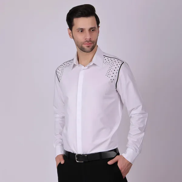 Pier_Seven_Embroidered_Cotton_Blend_Men's_Slim_Fit_Full_Sleeve_Shirt-_White_(PWY013)