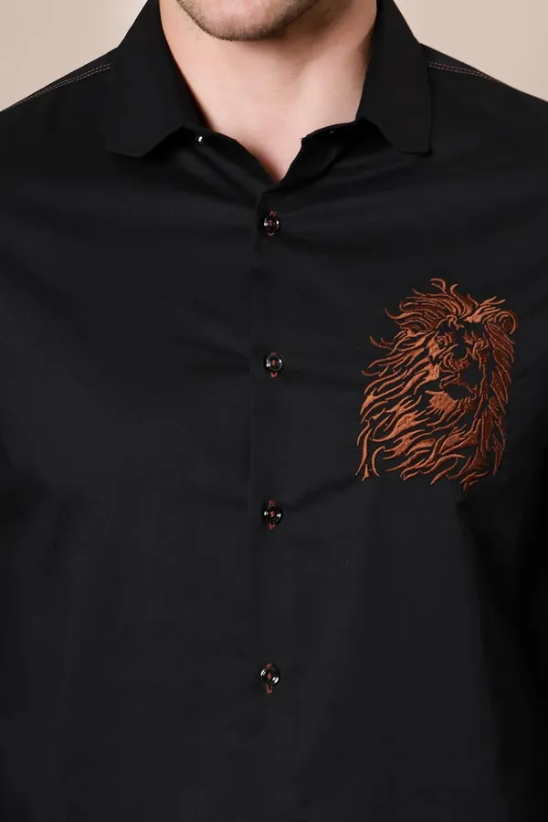 Pier_Seven_Embroidered_Cotton_Blend_Men's_Slim_Fit_Full_Sleeve_Shirt_-_Black_(PWY066)