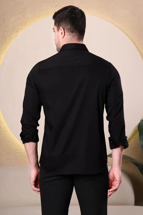 Pier_Seven_Black_Slim_Fit_Cotton_Blend_Shirt_with_Hand_Embroidery_&_Pin-Tuck_Detailing_(PWY069)