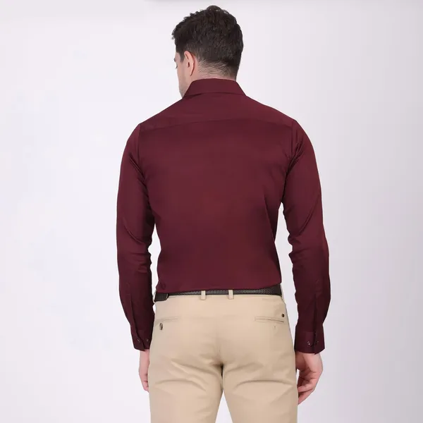 Pier_Seven_Embellished_Cotton_blend_Men's_Slim_Fit_Full_Sleeve_Shirt_-_Maroon_(PWY073)