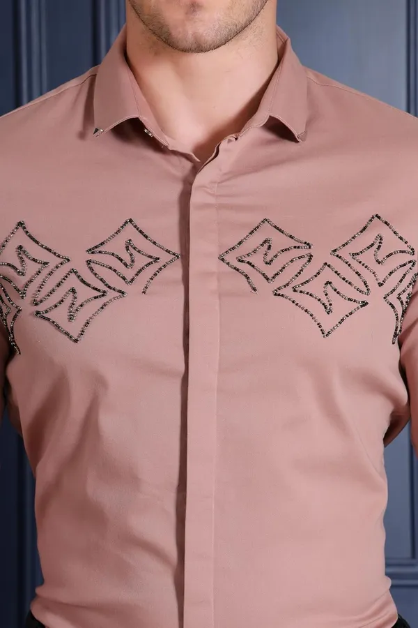 Pier_Seven_Embroidered_Cotton_Blend_Men's_Slim_Fit_Full_Sleeve_Shirt_-_Nude_(PWY200)