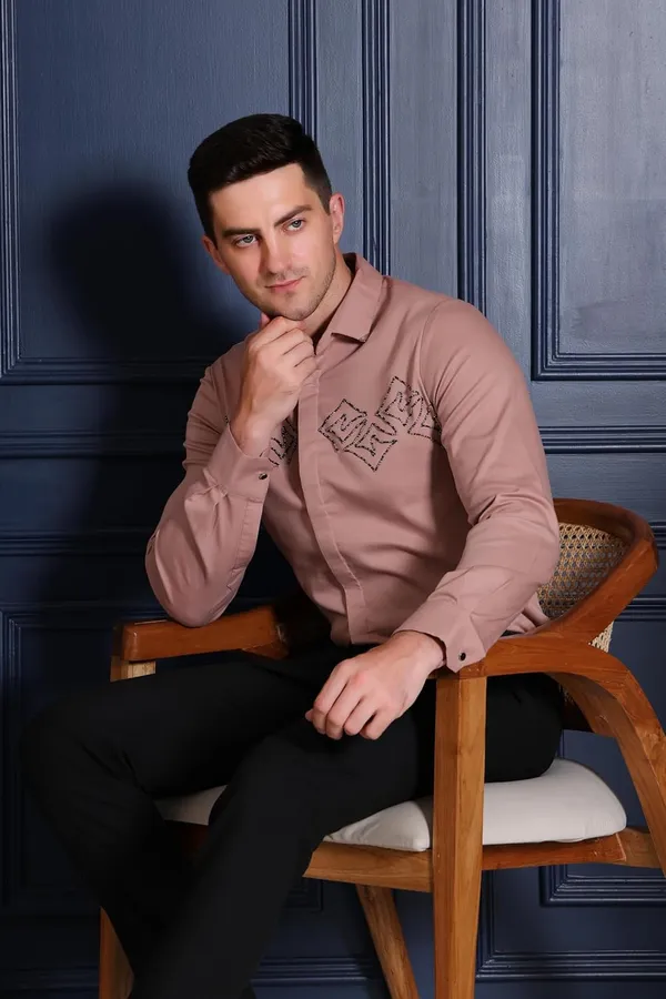 Pier_Seven_Embroidered_Cotton_Blend_Men's_Slim_Fit_Full_Sleeve_Shirt_-_Nude_(PWY200)