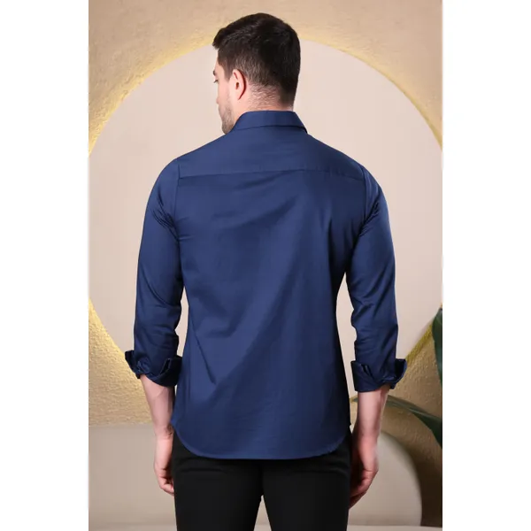 Pier_Seven_Men_Navy_Blue_Premium_Slim_Fit_Cotton_Shirt_with_Glossy_Embroidered_Bird_Design