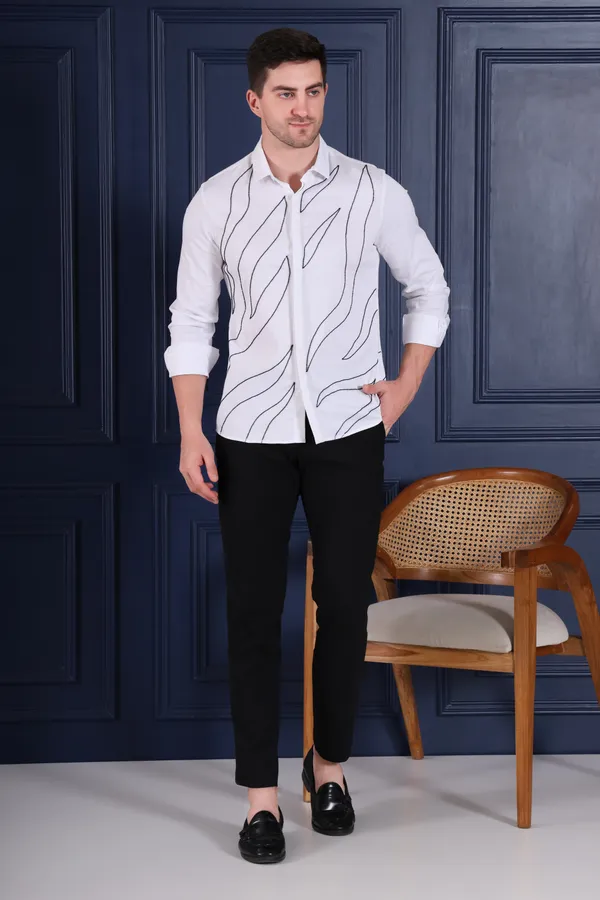 Pier_Seven_Mens_White_Cotton_Blend_hand_embroidered_Slim_Fit__Shirt